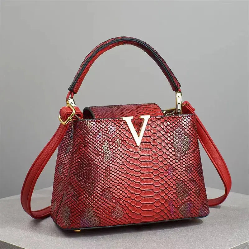 Luxury High-End Handbag -  Spring Fashion Ostrich Pattern Crossbody Shoulder Bag-18 mysite