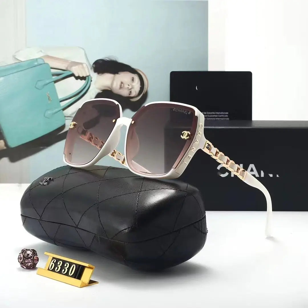 Women's Fashion Full Frame Letter Sunglasses 6330s-sss62 mysite