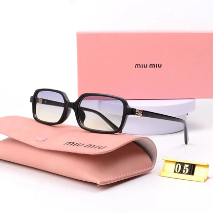 6Leopard Print Square Frame Retro Glasses & Sunglasses-s-88 mysite