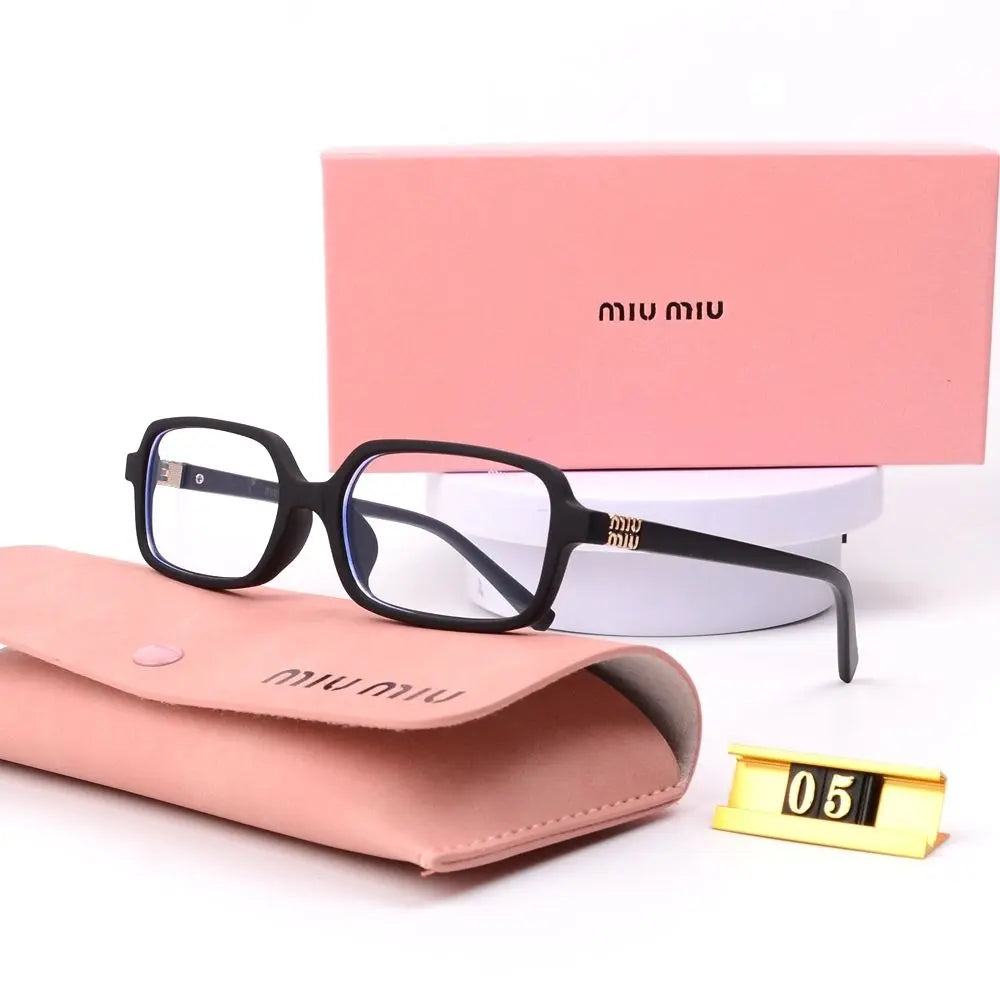 6Leopard Print Square Frame Retro Glasses & Sunglasses-s-88 mysite