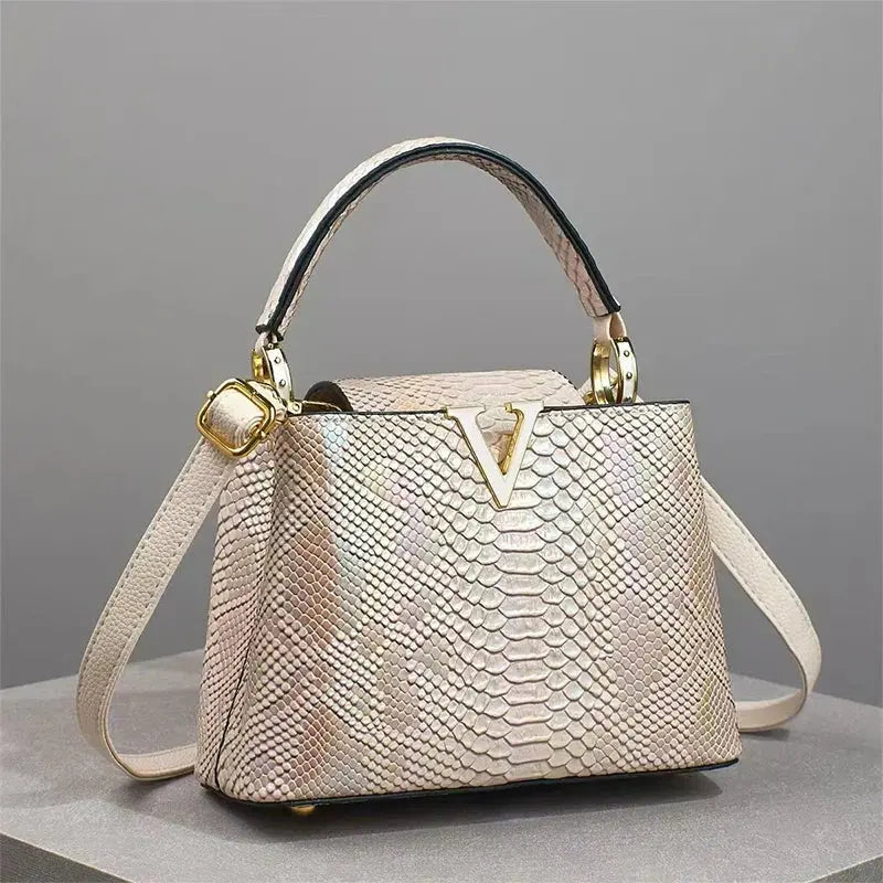 Luxury High-End Handbag -  Spring Fashion Ostrich Pattern Crossbody Shoulder Bag-18 mysite