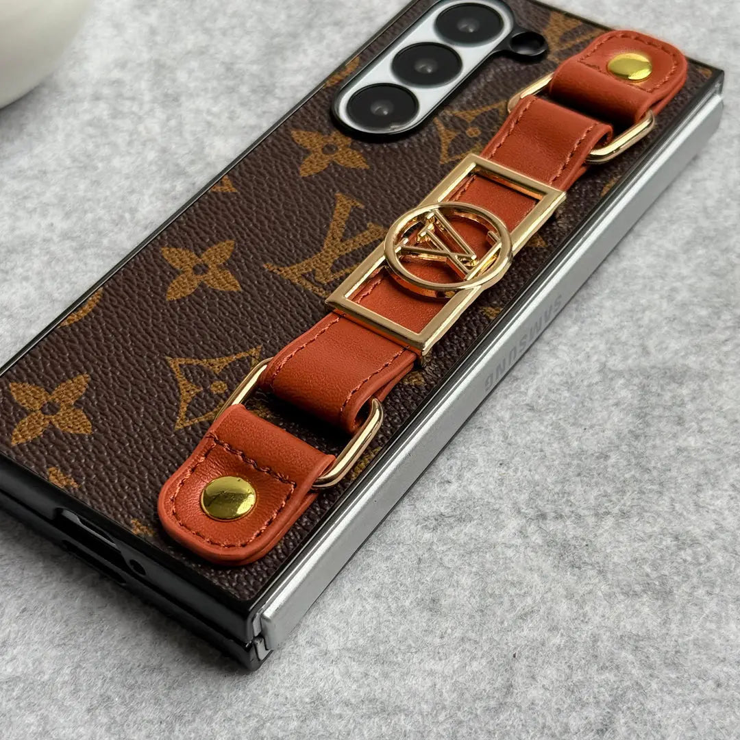 Luxury Brand Strap Holder Case For Samsung Z Fold 7-4-1 mysite