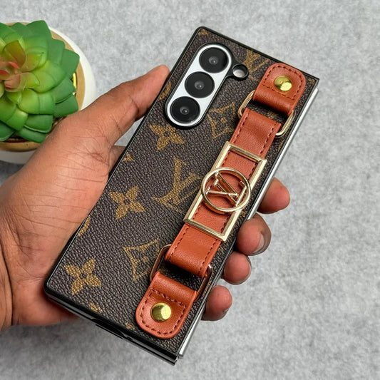 Luxury Brand Strap Holder Case For Samsung Z Fold 7-4-1 mysite