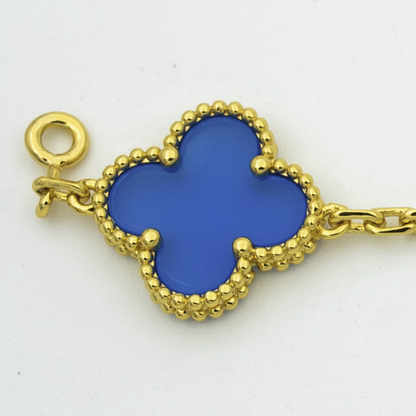 BRACELET 5 MOTIFS BLUE AGATE mysite