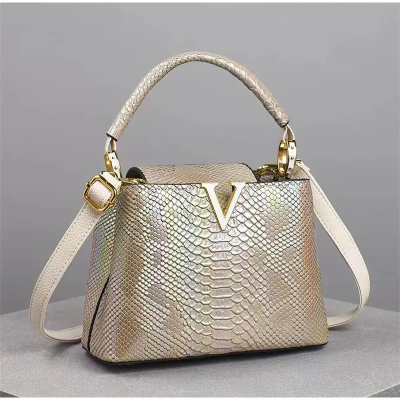Luxury High-End Handbag -  Spring Fashion Ostrich Pattern Crossbody Shoulder Bag-18 mysite