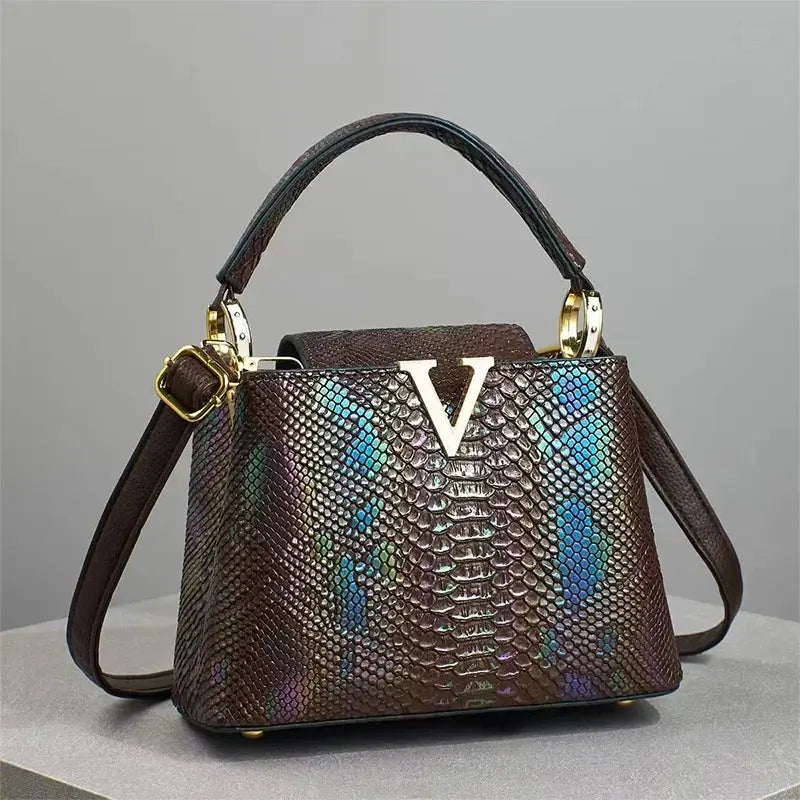 Luxury High-End Handbag -  Spring Fashion Ostrich Pattern Crossbody Shoulder Bag-18 mysite