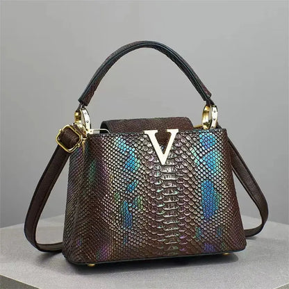 Luxury High-End Handbag -  Spring Fashion Ostrich Pattern Crossbody Shoulder Bag-18 mysite