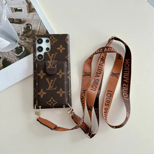 Brown Card Wallet Galaxy Case For Samsung-1 mysite