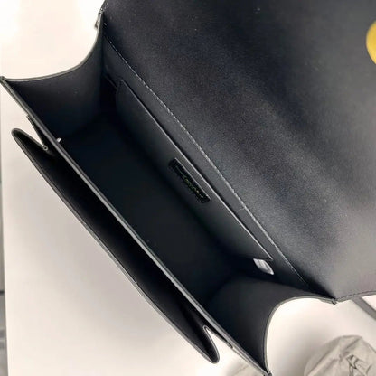 Elegant Gold-Chain Structured Leather Shoulder Bag-18 mysite