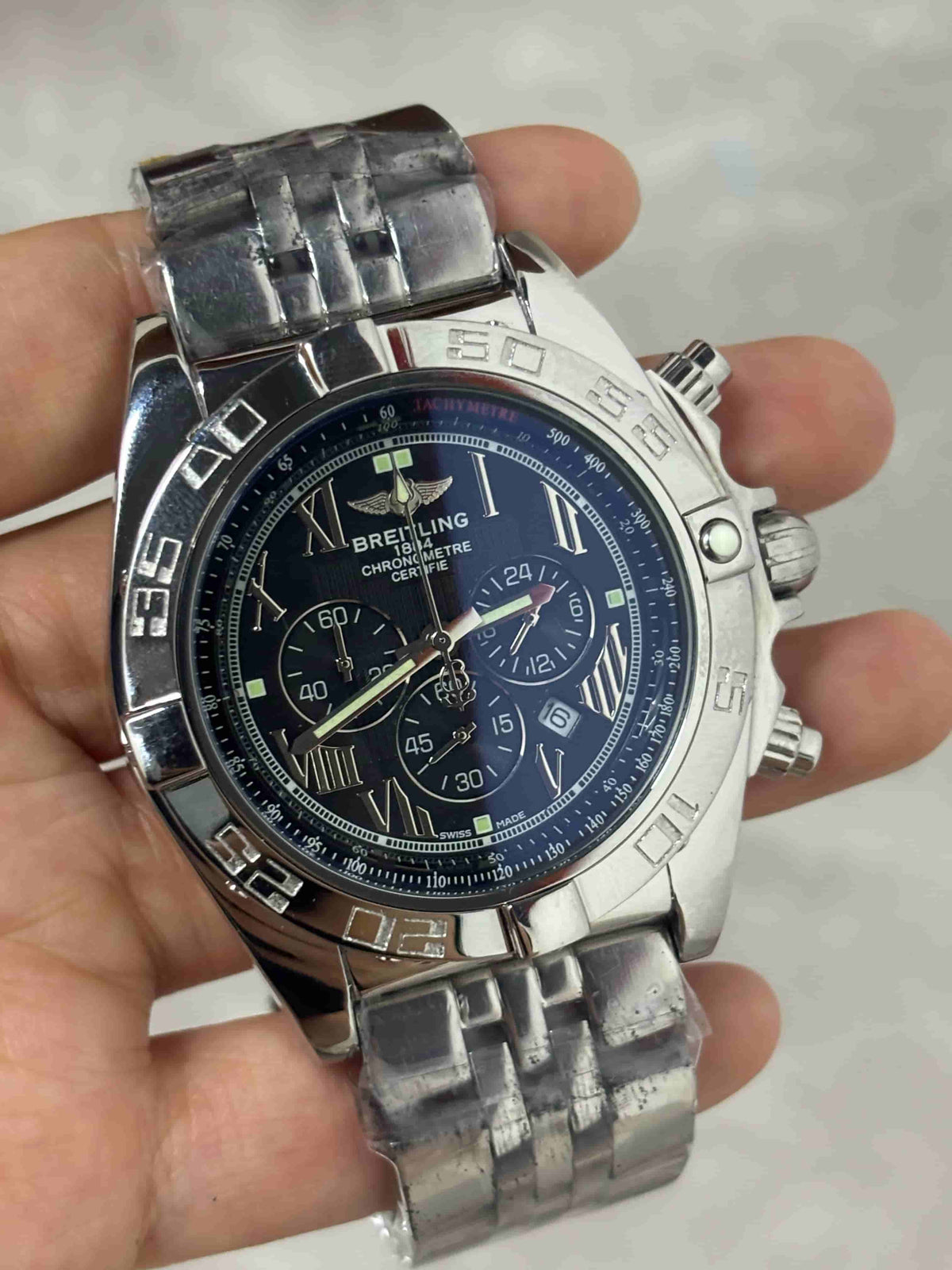 Replica Stainless Steel Japanese Vk Quartz Movement Watch BL179