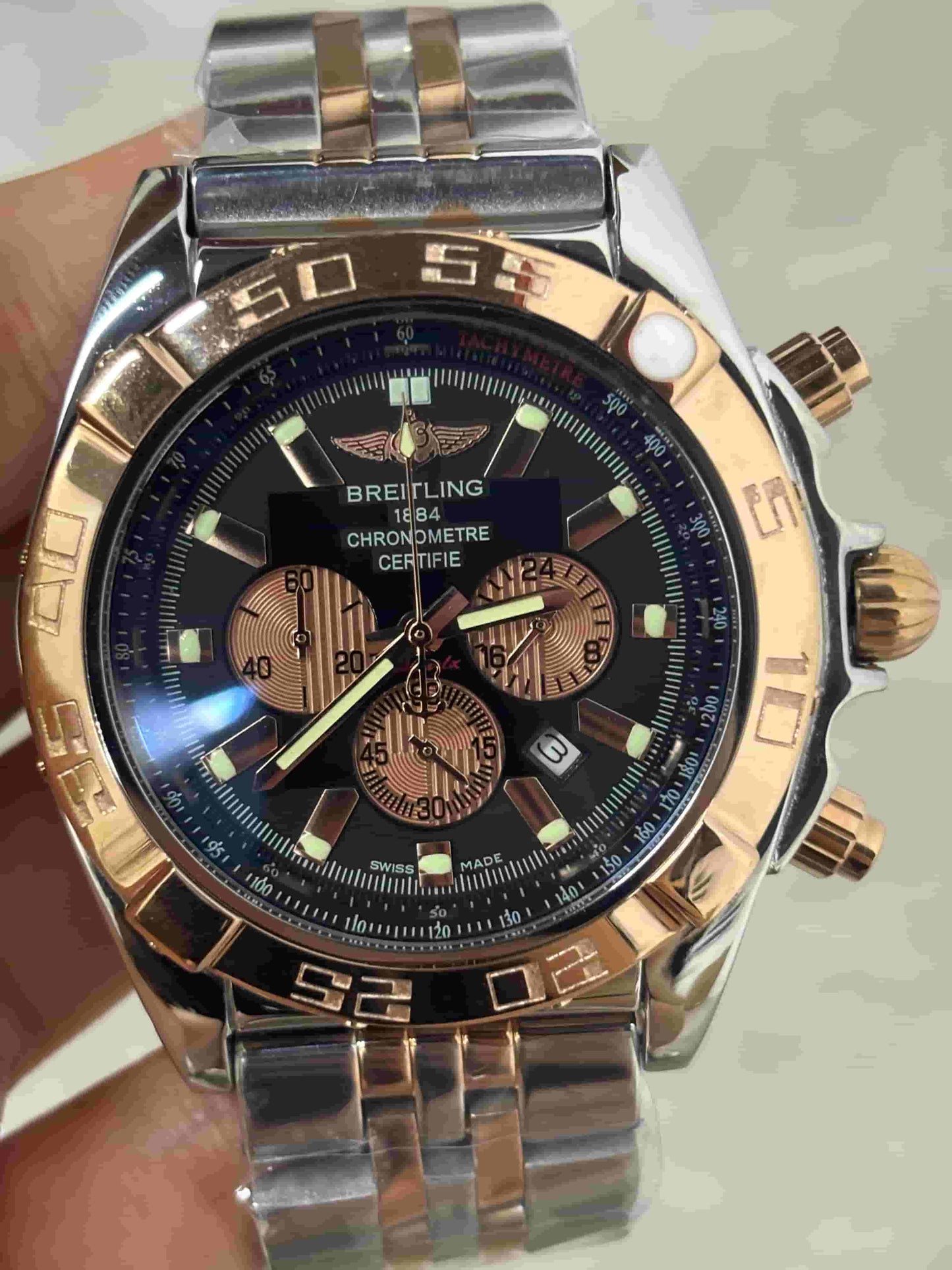 Replica Stainless Steel Japanese Vk Quartz Movement Watch BL178