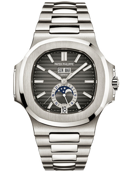 Moonphase Nautilus 904l Stainless Steel Automatic Mechanical Watch 39MM