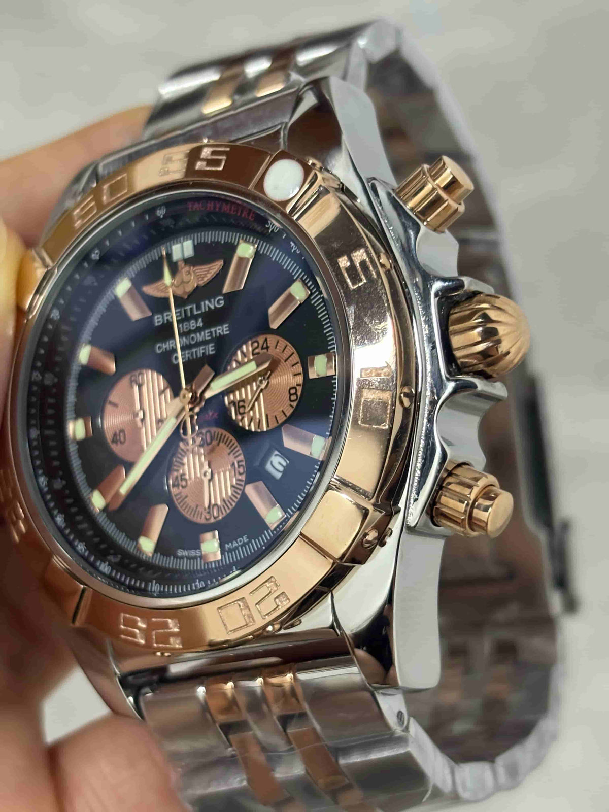 Replica Stainless Steel Japanese Vk Quartz Movement Watch BL178
