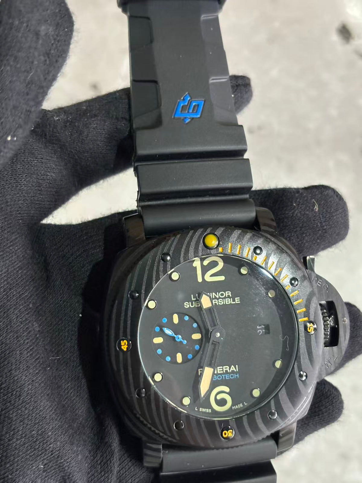 Replica SUBMERSIBLE 904L Stainless Steel Automatic Mechanical Watch Mens Watches 47MM PAM00616