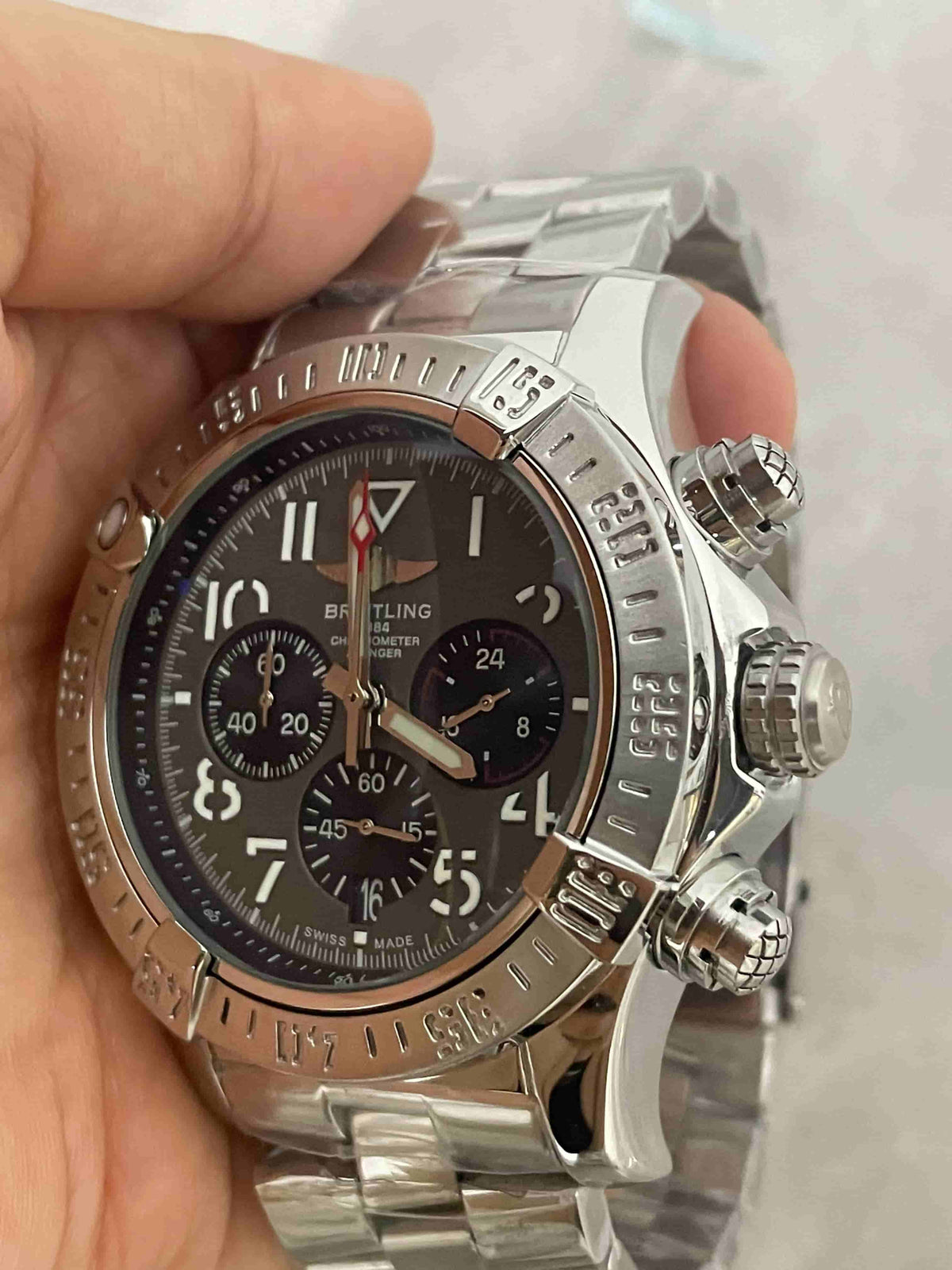 Replica Stainless Steel Japanese Vk63 Quartz Movement Watch BL81