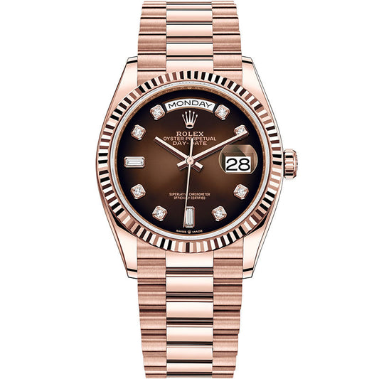 40mm Automatic Watch Replica Daydate Rose Belt 061314