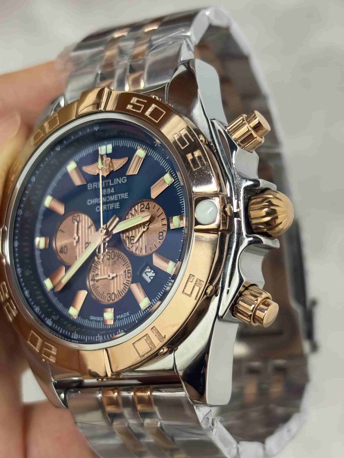 Replica Stainless Steel Japanese Vk Quartz Movement Watch BL177