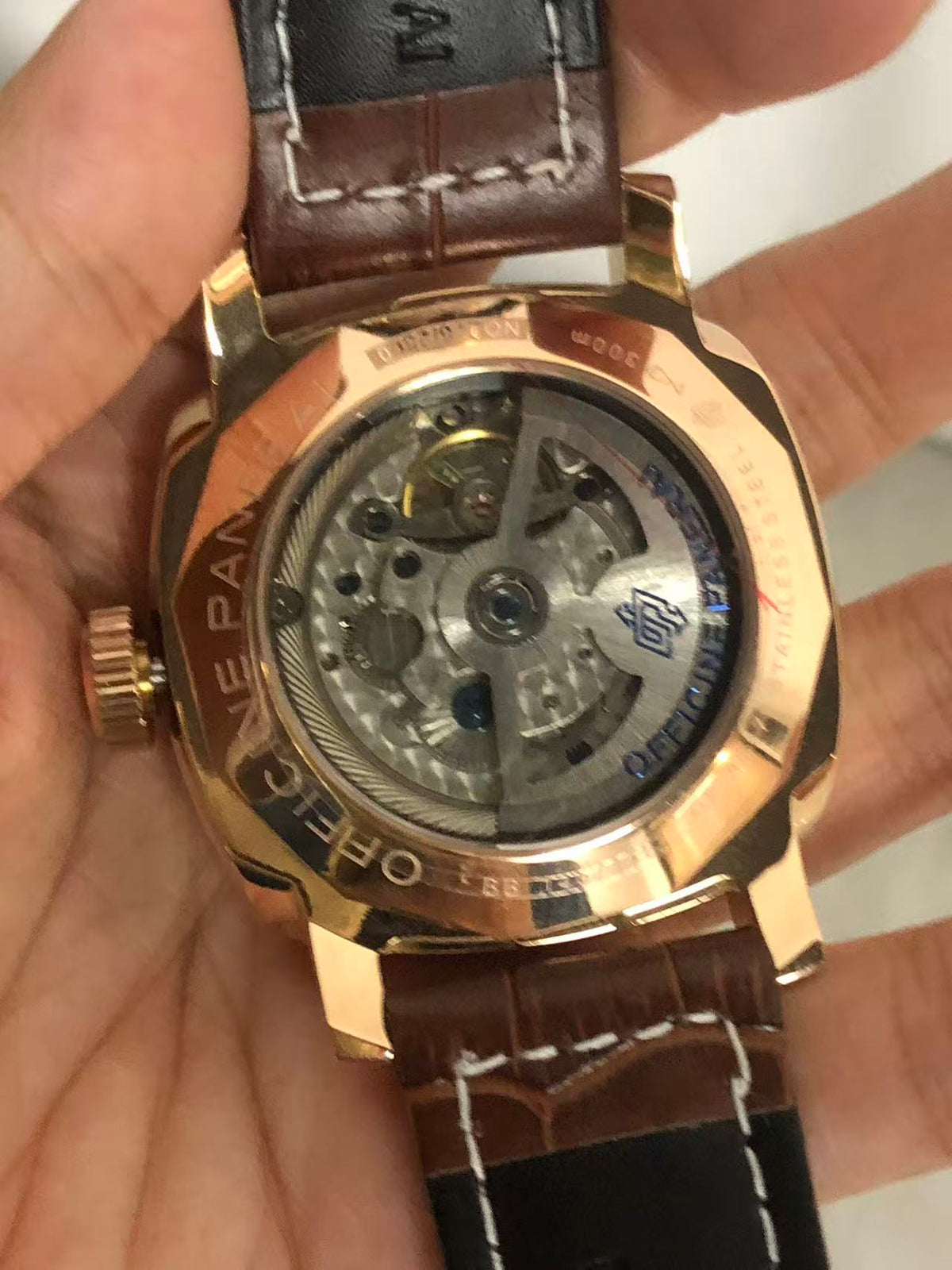 Replica LUMINOR 904l Stainless Steel Automatic Mechanical Watch Mens Watches 44MM
