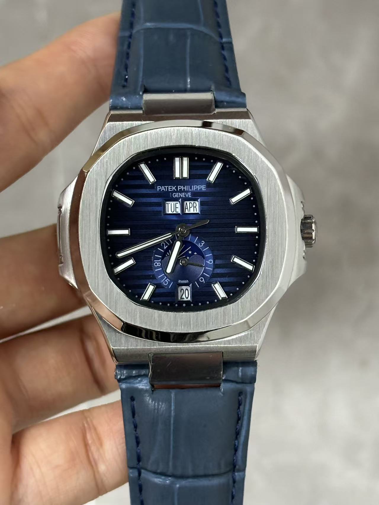 Replica NAUTILUS Stainless Steel Automatic Mechanical Watch 40mm