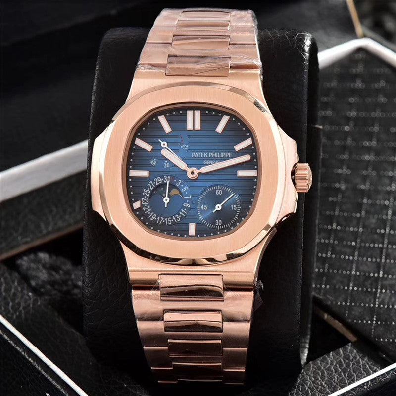 Moonphase Nautilus 904l Stainless Steel Automatic Mechanical Watch 39MM
