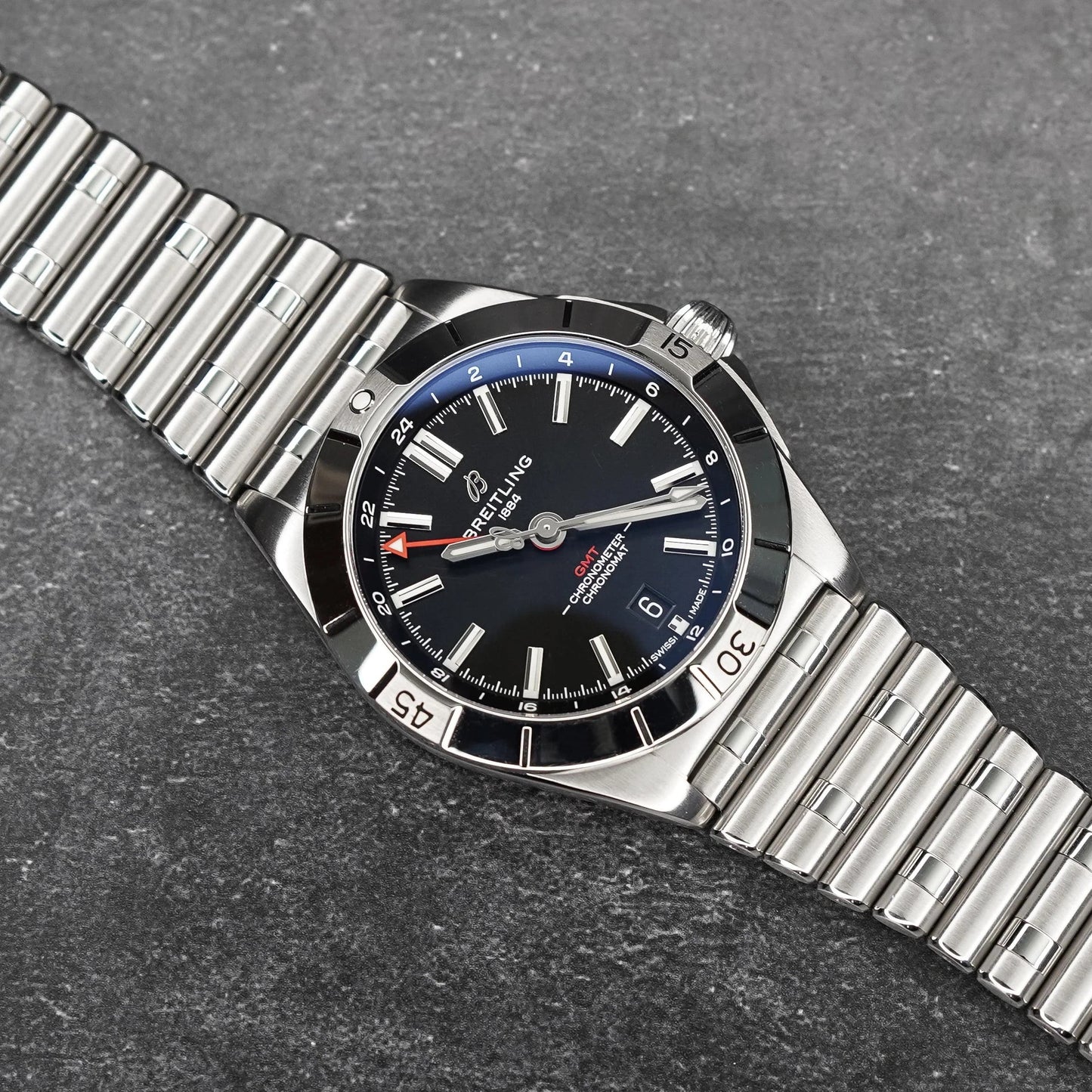 Replica Chronomat Automatic GMT Mechanical Stainless Steel 46mm Mens Watches A32398101B1A1