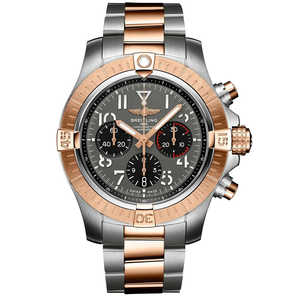 Replica AVENGER B01 Stainless Steel Quartz Movement Watch 46mm UB01821A1B1U1
