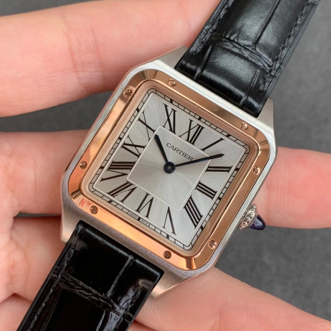 Replica Santos 904l Stainless Steel Quartz Movement Watch 27mm/31mm-1