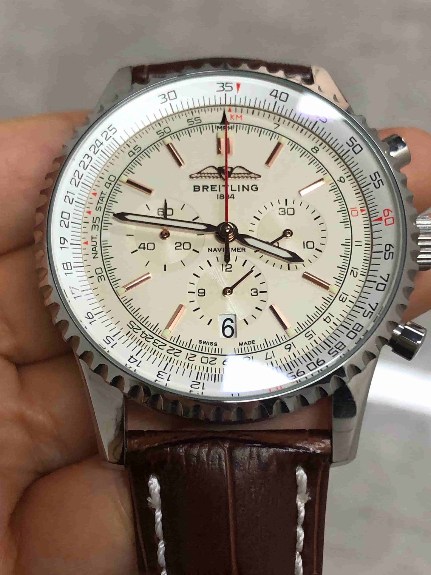 Replica Stainless Steel Japanese Vk63 Quartz Movement Watch BL67