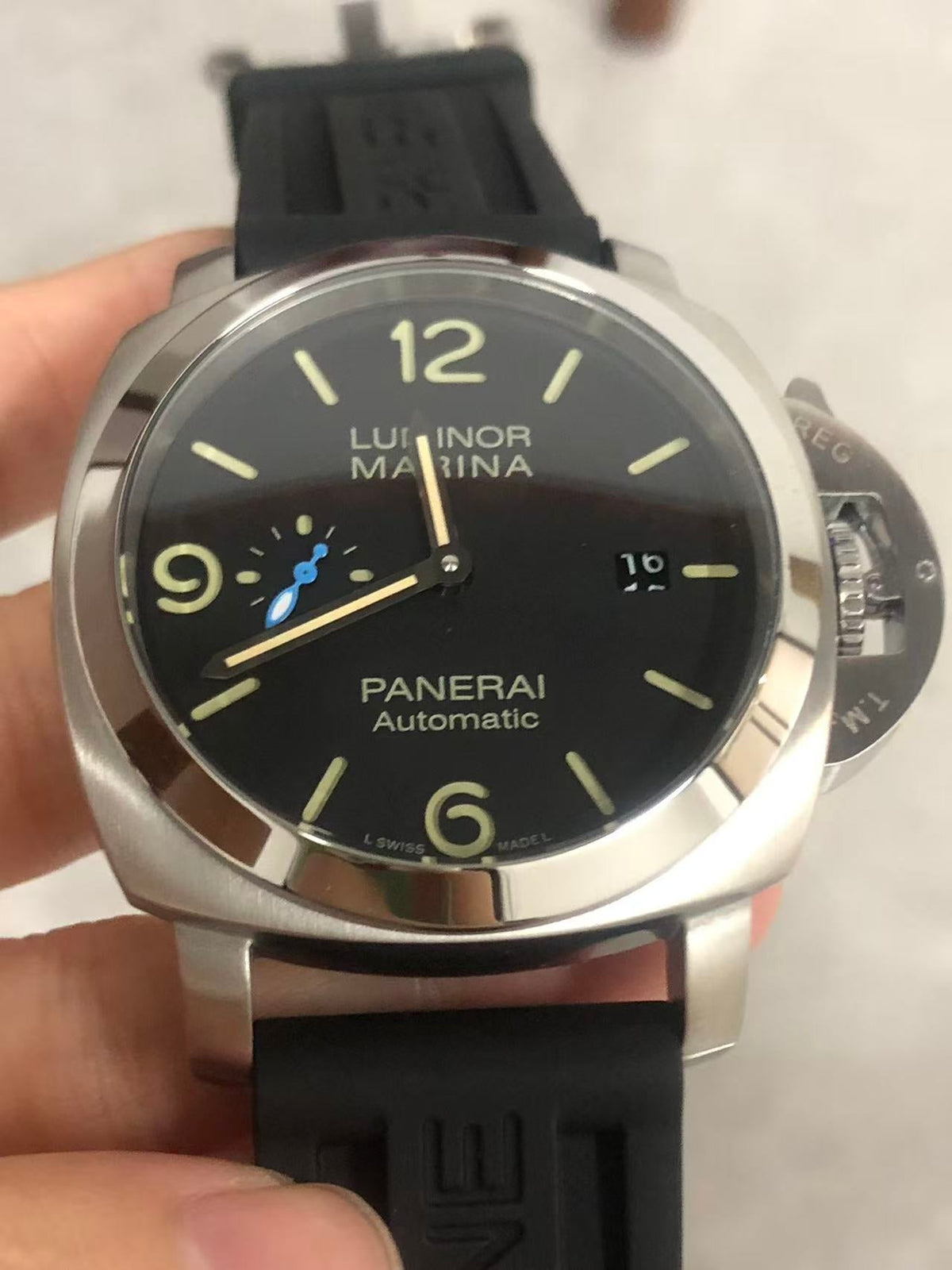 Replica LUMINOR 904L Stainless Steel Automatic Mechanical Watch Mens Watches 45mm