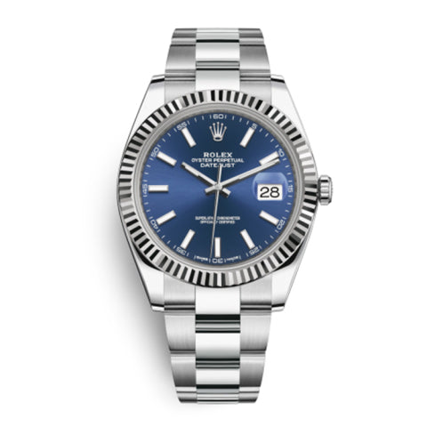 Automatic Watch for Men Replica DateJust Blue Dial