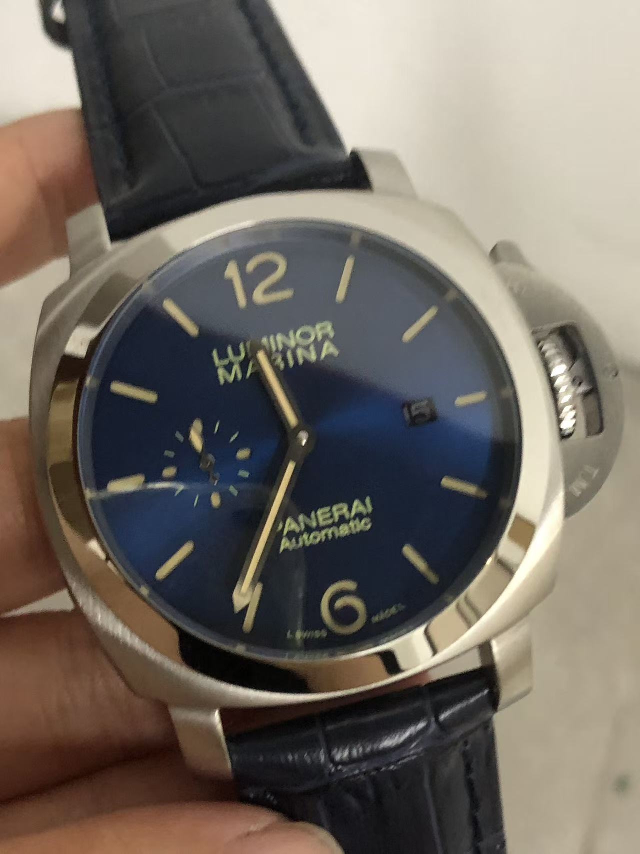 Replica LUMINOR 904l Stainless Steel Automatic Mechanical Watch Mens Watches 45MM
