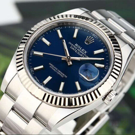 Automatic Watch for Men Replica DateJust Blue Dial