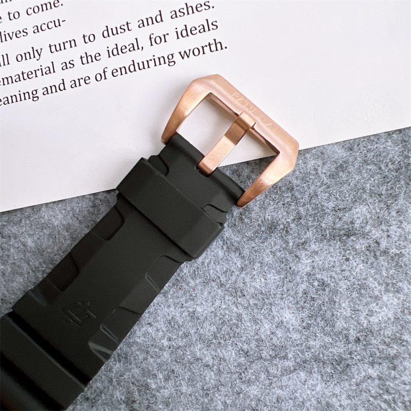 904l Stainless Steel Automatic Mechanical Watch Rrubber Strap Mens Watches 47MM