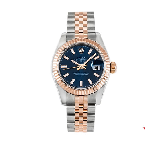 Automatic 31mm Women Watch Replica Datejust Silverrose Belt 061307