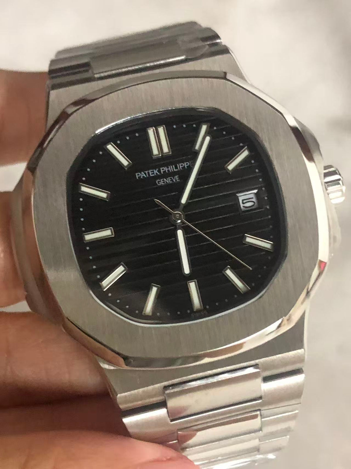Replica NAUTILUS Stainless Steel Automatic Mechanical Watch 40mm