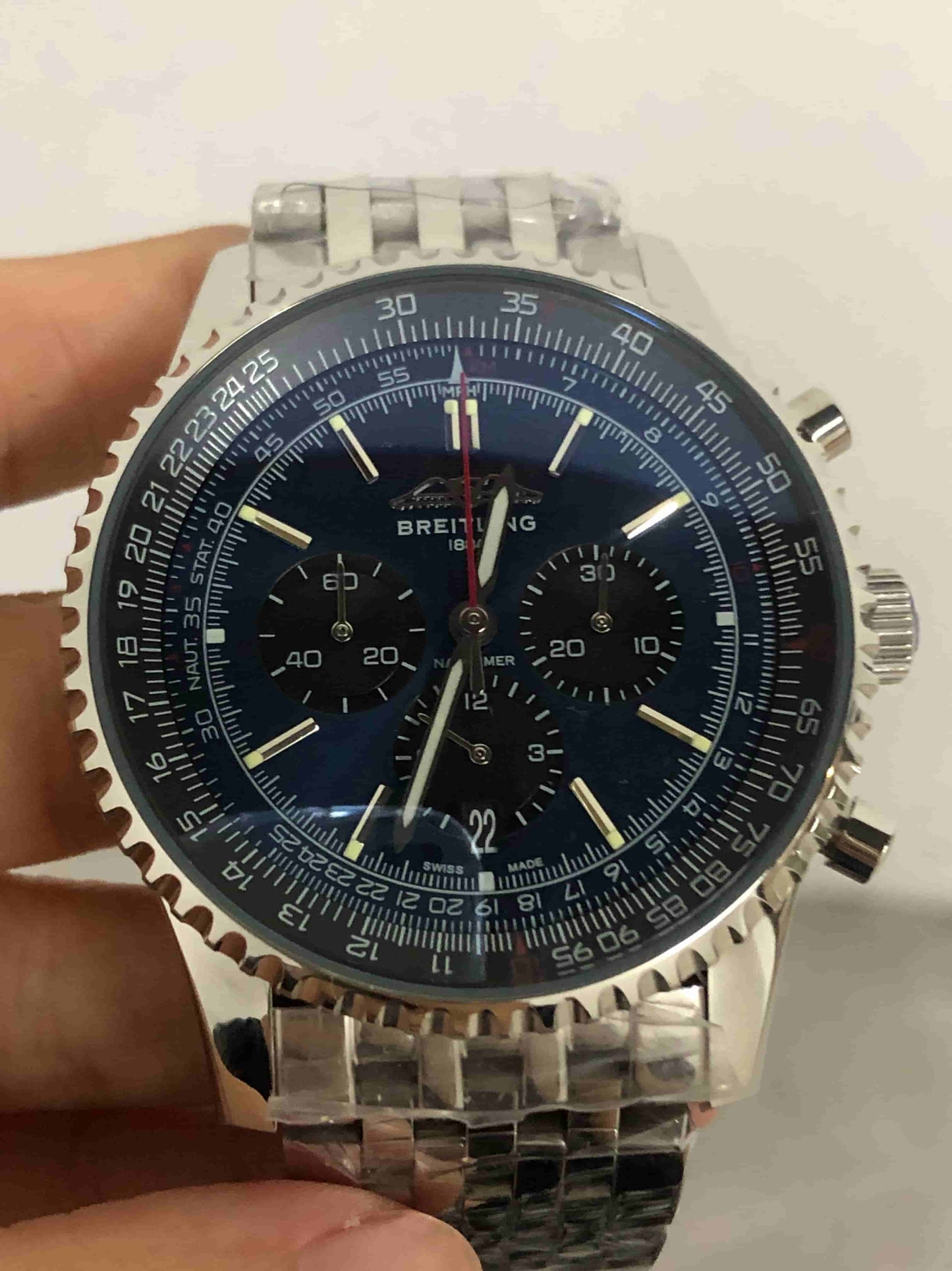 Replica Stainless Steel Japanese Vk63 Quartz Movement Watch BL05