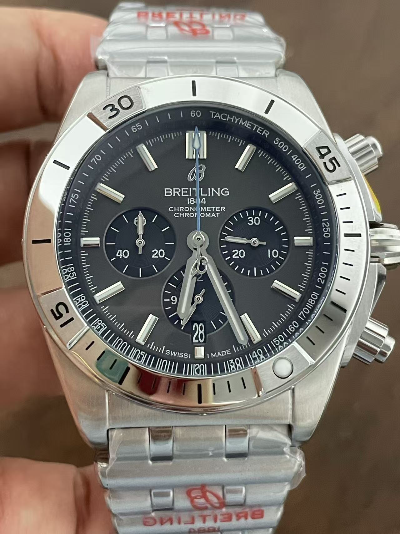 Replica CHRONOMAT Stainless Steel Quartz Movement Watch 46mm