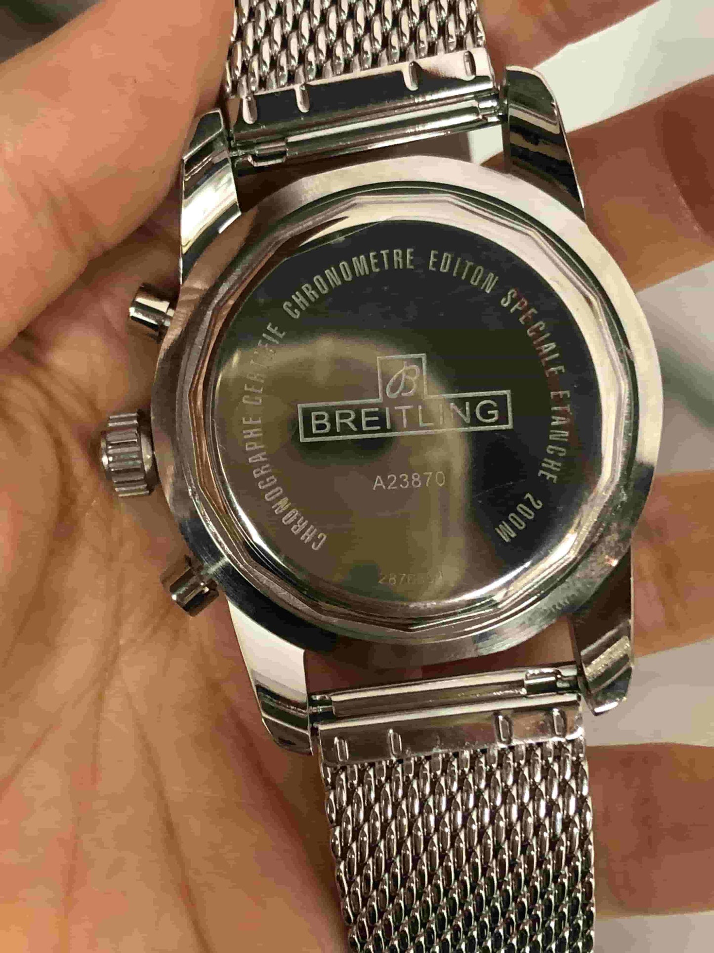 Replica Stainless Steel Japanese Vk Quartz Movement Watch  BL190