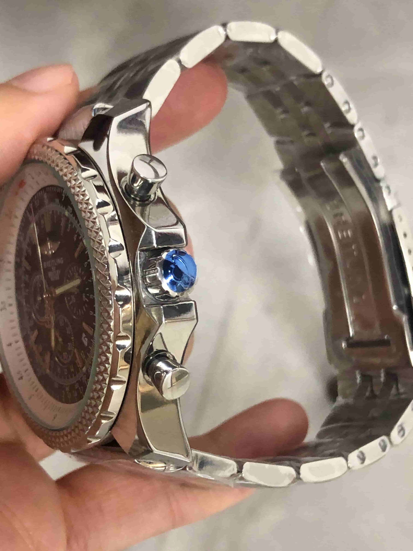 Replica Stainless Steel Japanese Vk63 Quartz Movement Watch BL50