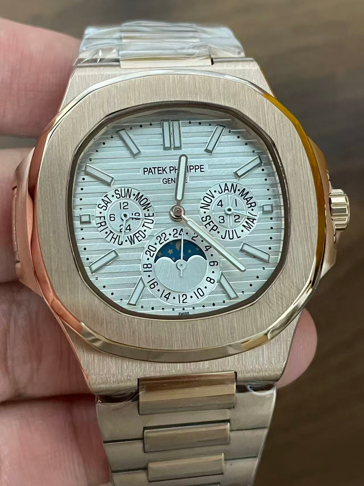 Replica NAUTILUS Stainless Steel Automatic Mechanical Watch 40mm