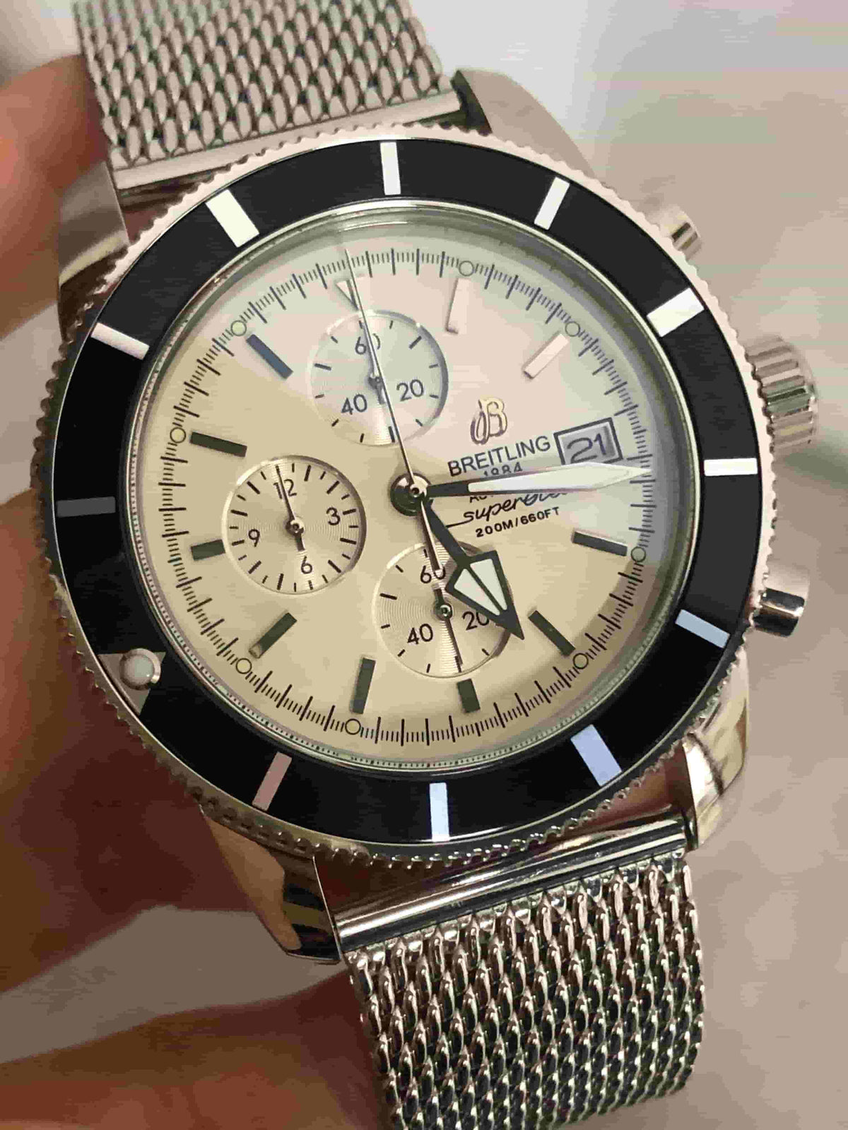 Replica Stainless Steel Japanese Vk Quartz Movement Watch  BL190