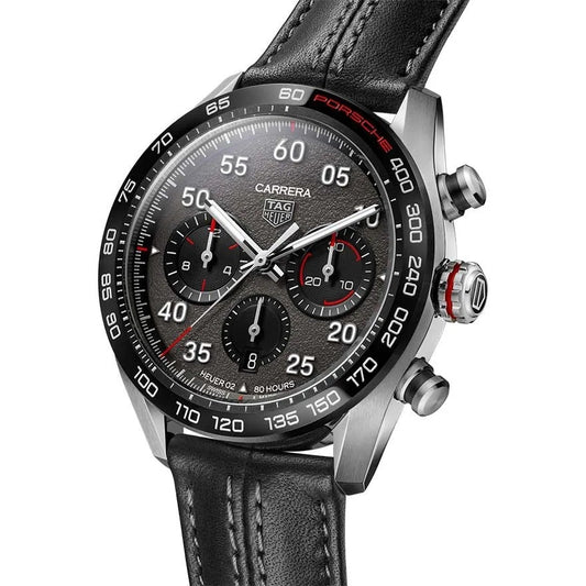 Replica Tag Porsche Carrera Leather Strap (800402)