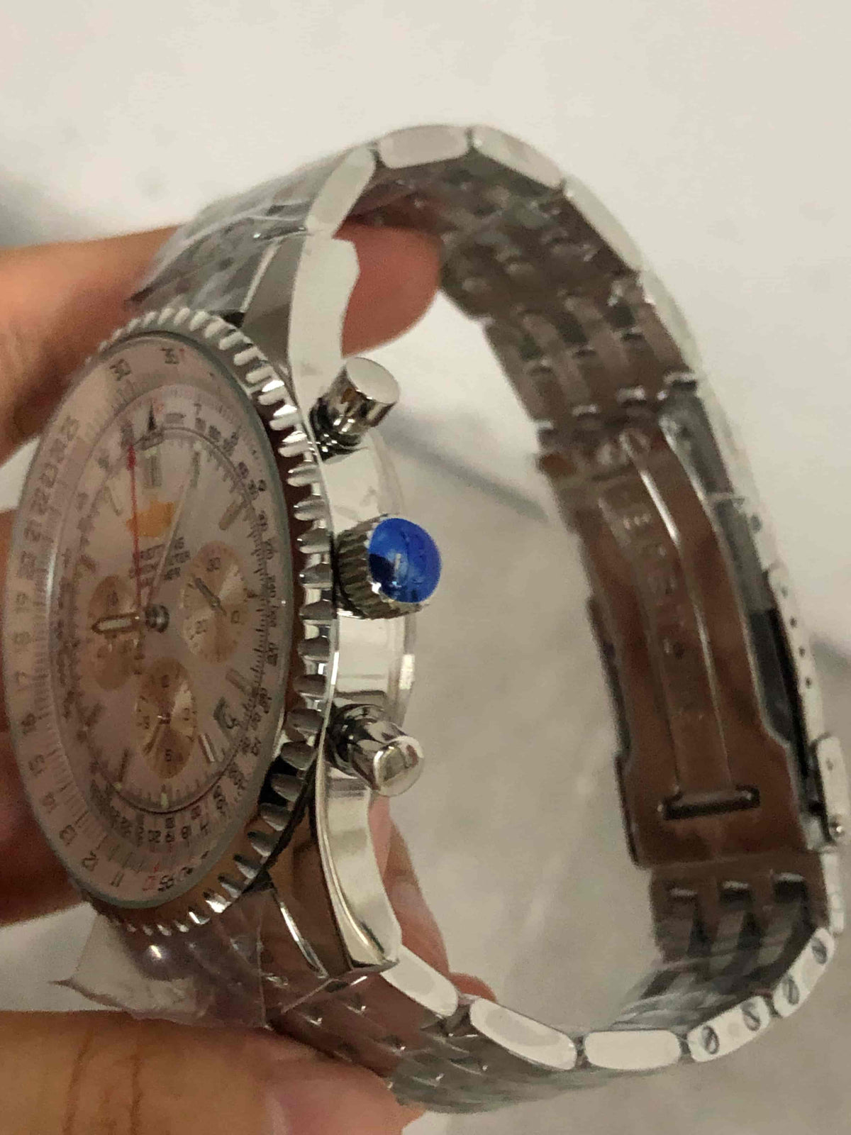 Replica Stainless Steel Japanese Vk63 Quartz Movement Watch BL11