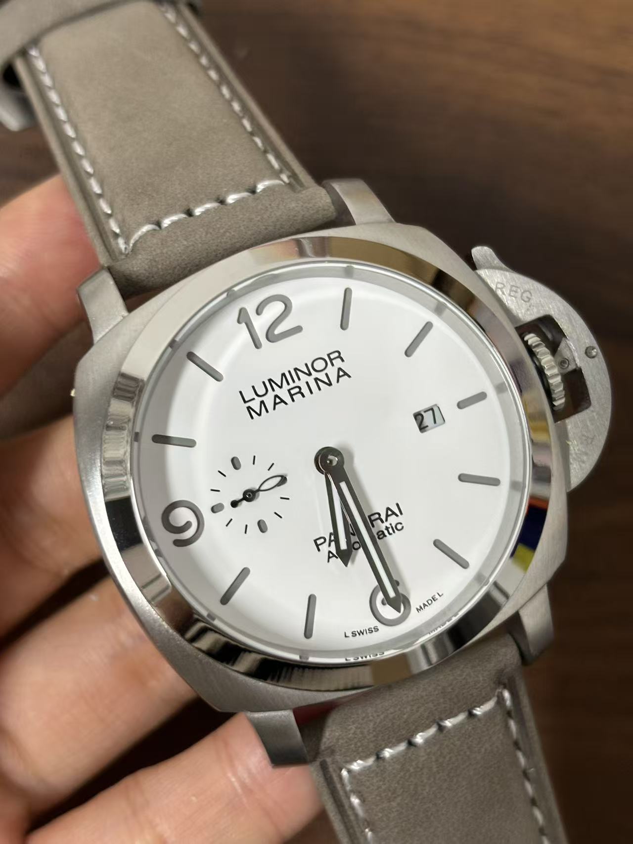 Replica LUMINOR 904l Stainless Steel Automatic Mechanical Watch Mens Watches 46MM PAM01314