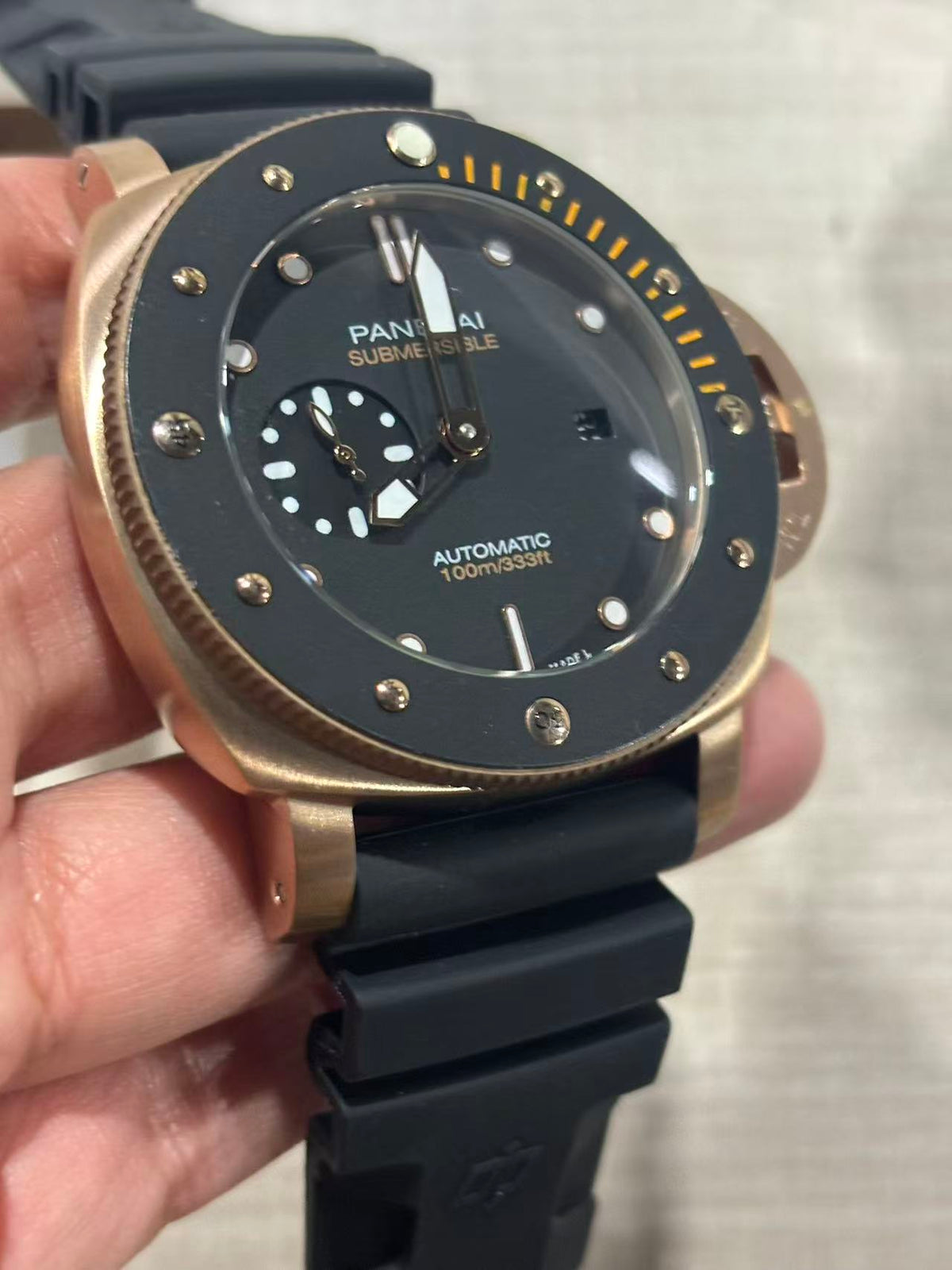 Replica SUBMERSIBLE 904L Stainless Steel Automatic Mechanical Watch Mens Watches 47MM