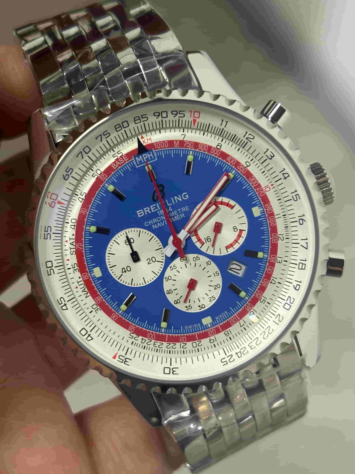 Replica Stainless Steel Japanese Vk Quartz Movement Watch  BL184
