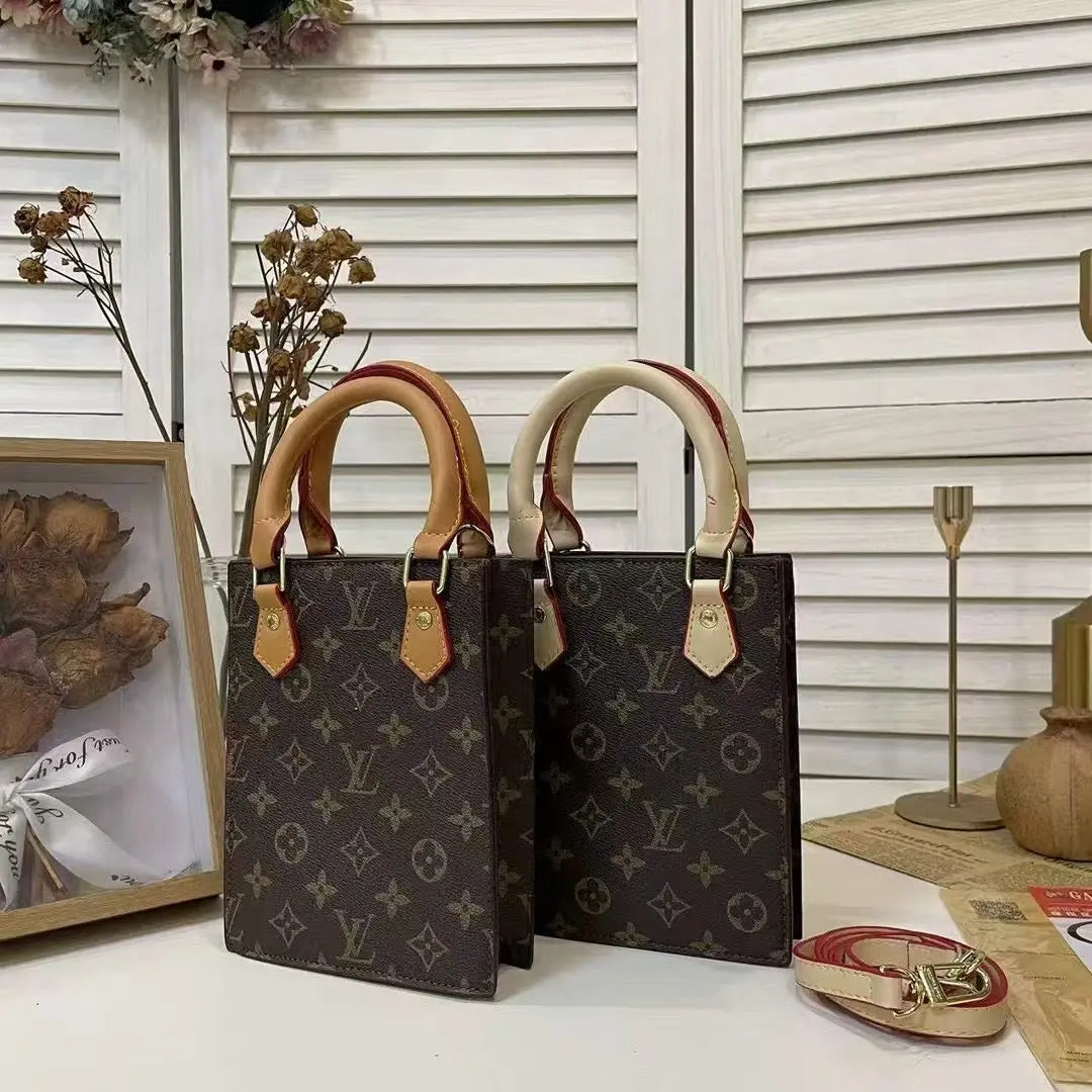 Classic Tote Bag With Crossbody Strap-18 mysite