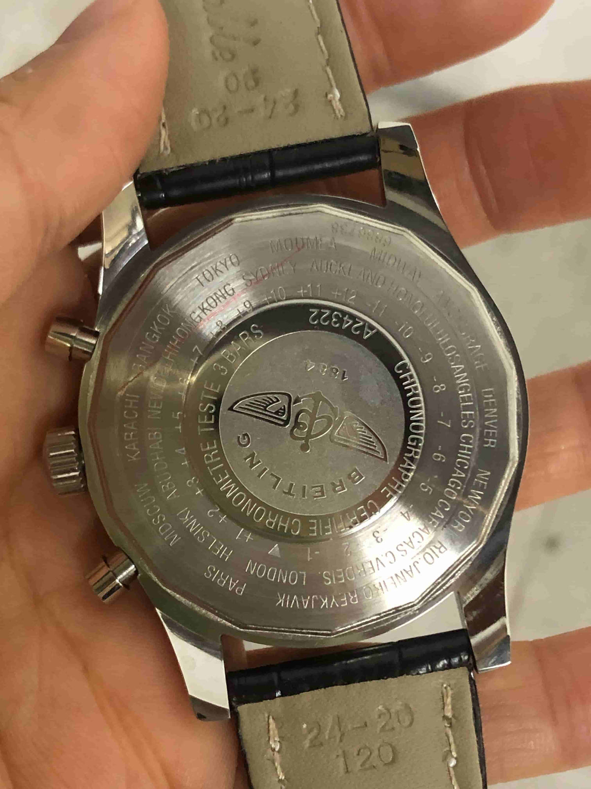 Replica Stainless Steel Japanese Vk Quartz Movement Watch BL170