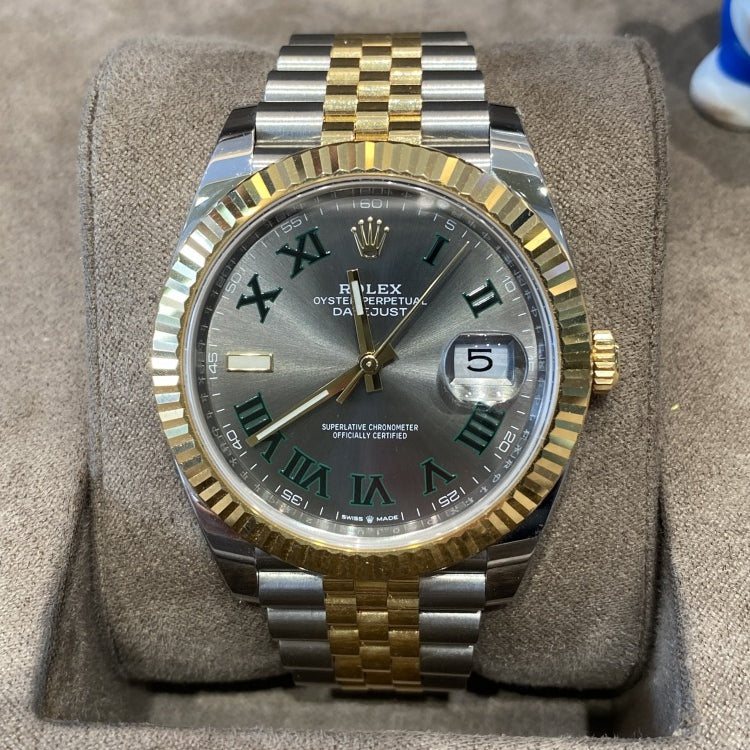 Automatic Watch for Men Replica Silver Gold DateJust 100515