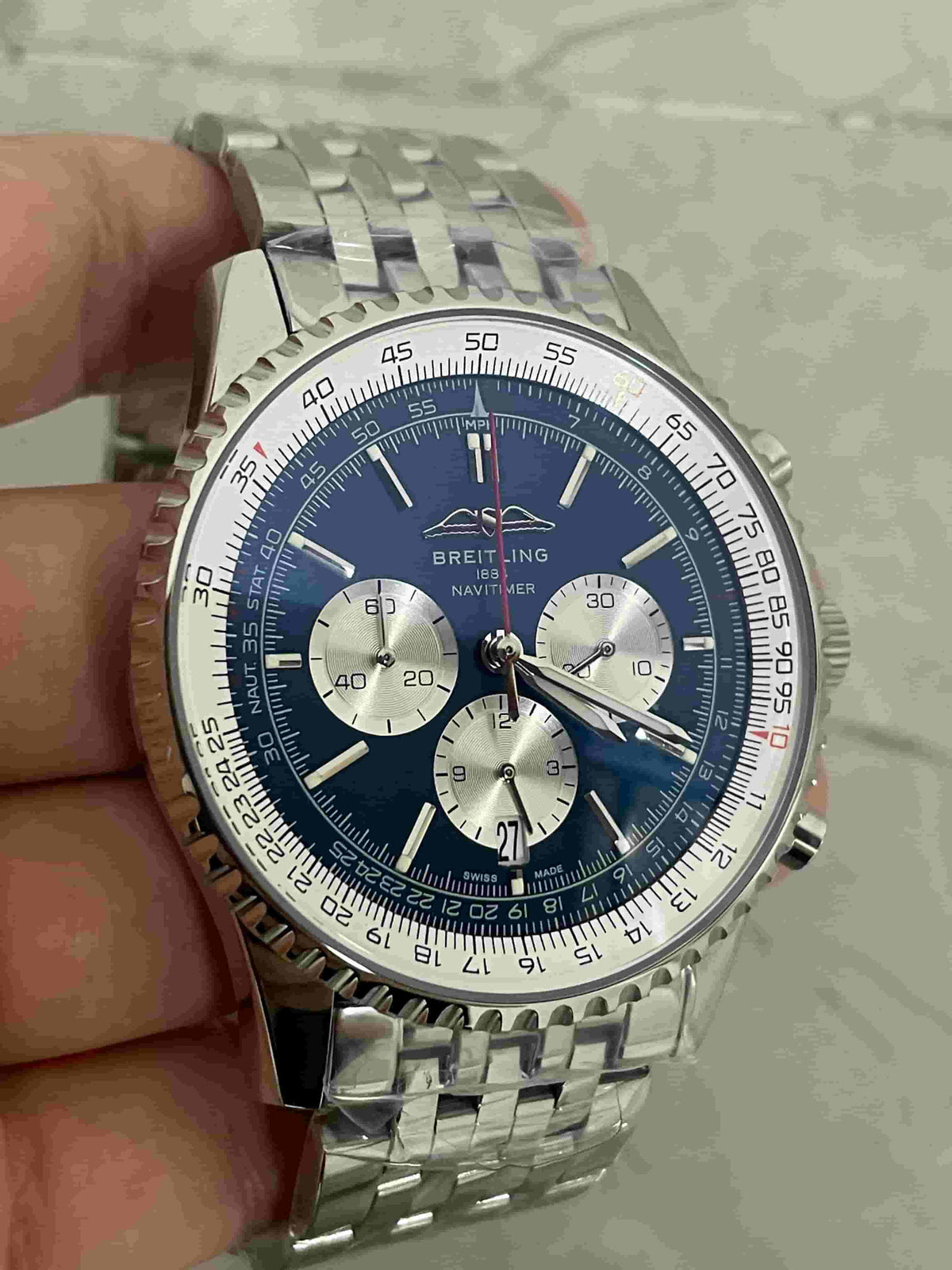 Replica Stainless Steel Japanese Vk63 Quartz Movement Watch BL83